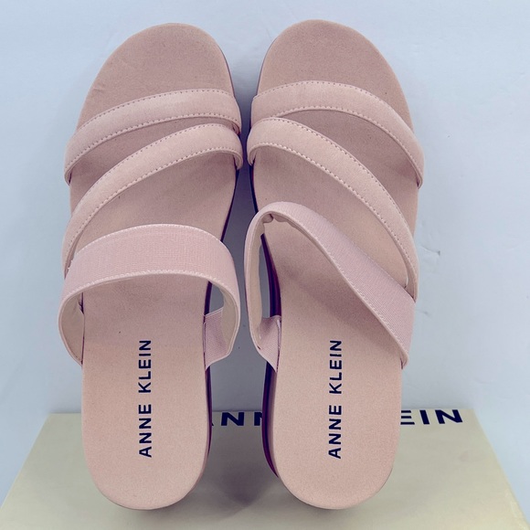 ANNE KLEIN,AKVAI PINK SLIP-ONS PLATFORM ELASTIC TOP W/SUPER CUSHION SOLE,SIZE9.5 - Picture 8 of 16